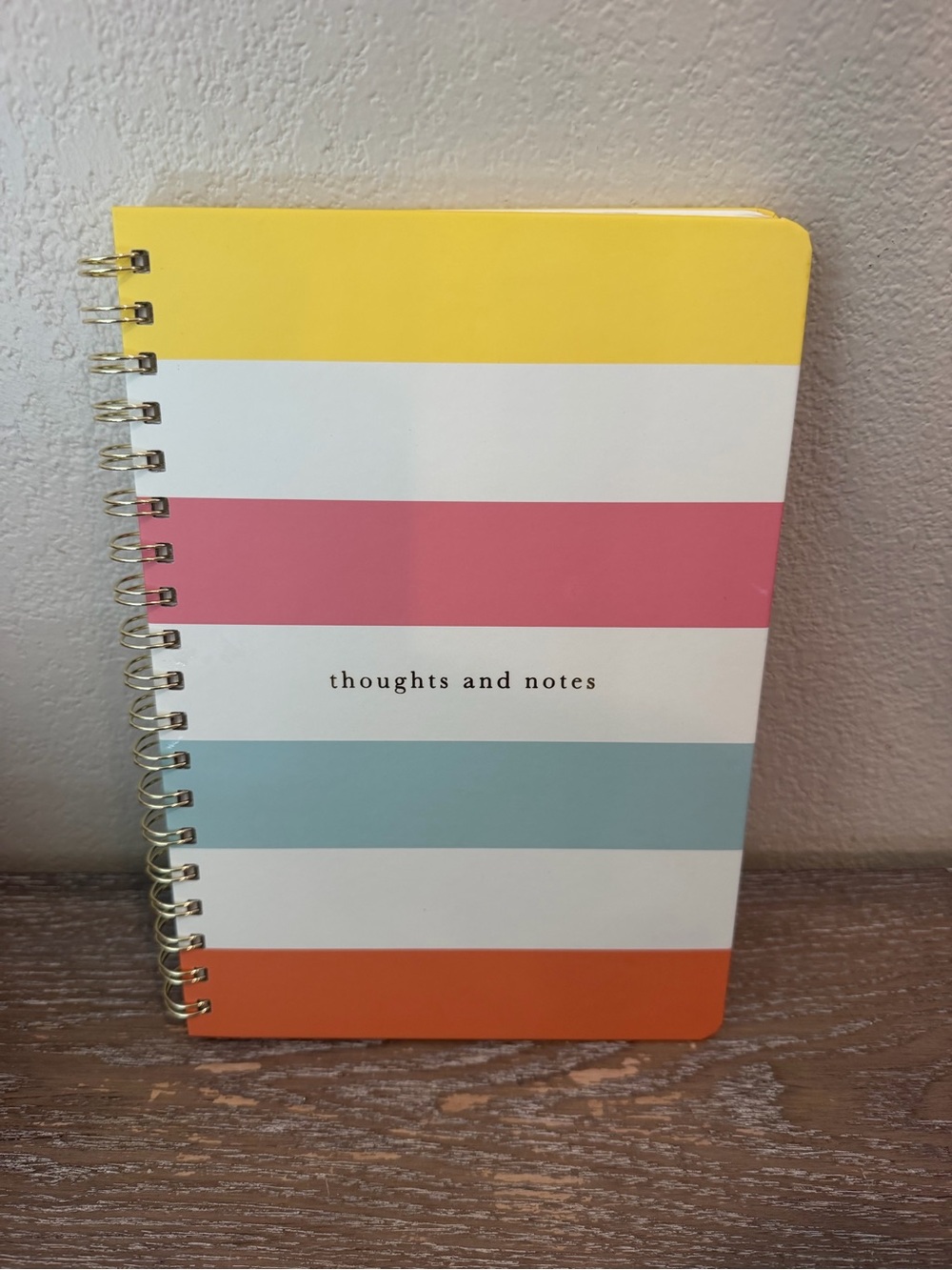 96 Sheet College Ruled Journal 7"x10" Spiral Stripe - Threshold